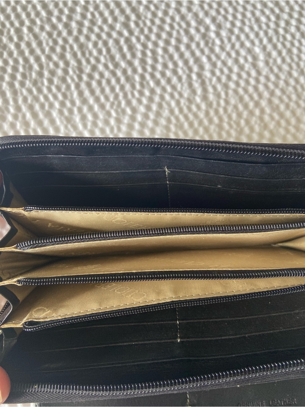 Cuoieria Fiorentina Black Genuine Leather Accessories Wallet - Picture 5 of 11